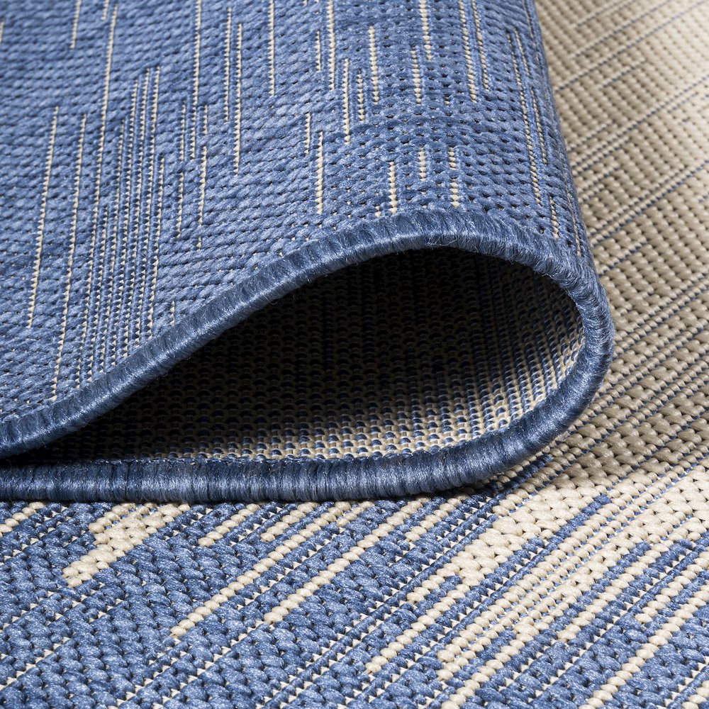 Tavira Modern Strie Indoor/Outdoor Area Rug. Picture 6