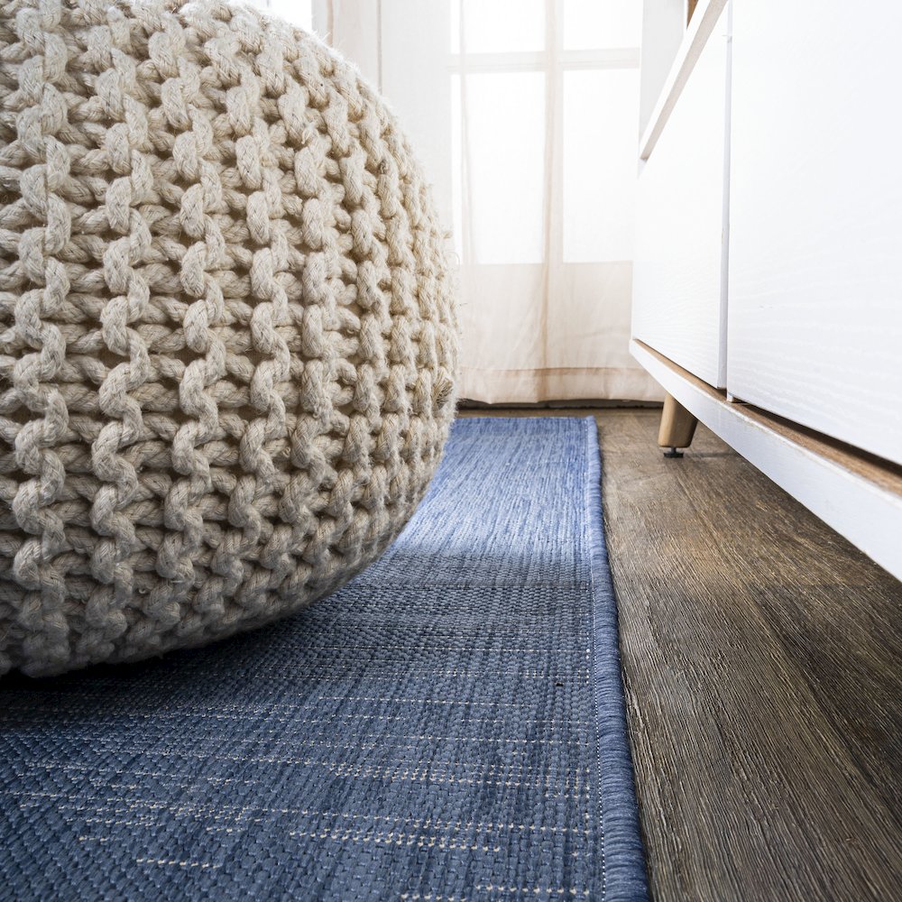Tavira Modern Strie Indoor/Outdoor Area Rug. Picture 7
