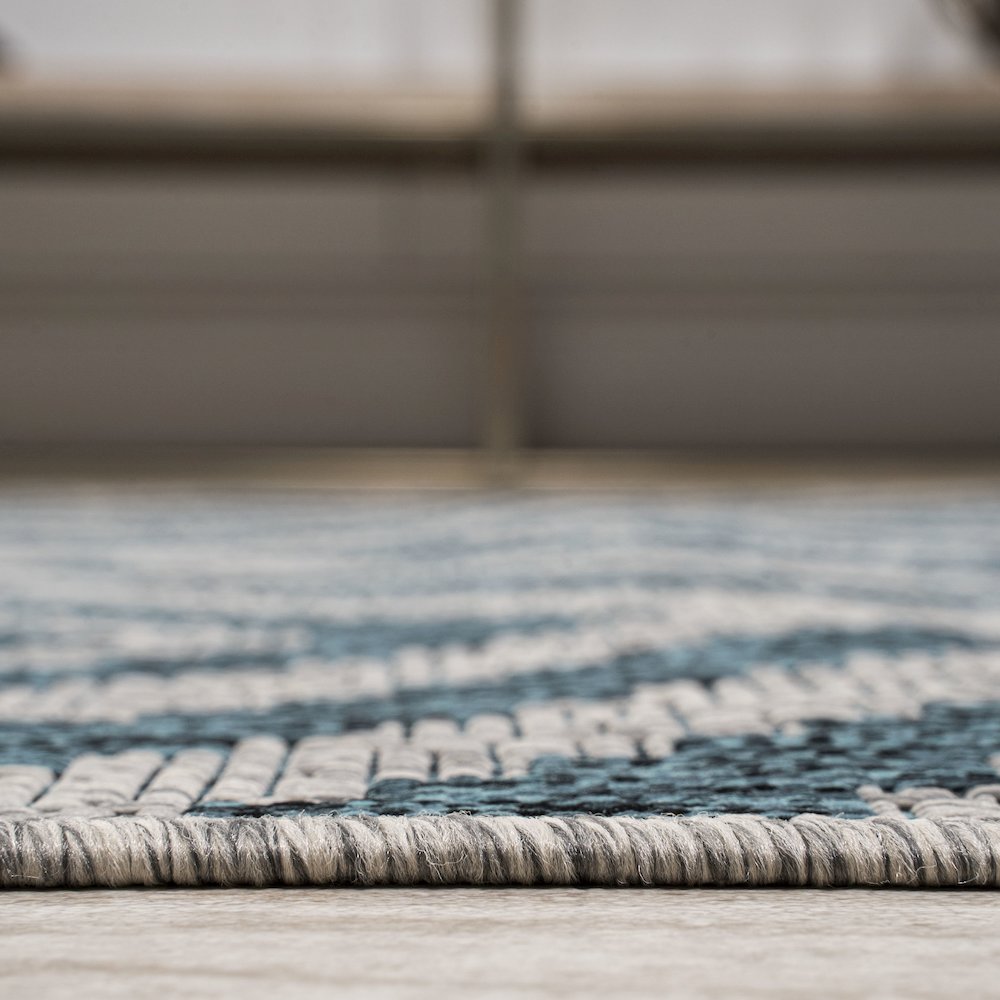 Sintra Diamond Tribal Indoor/Outdoor Area Rug. Picture 10