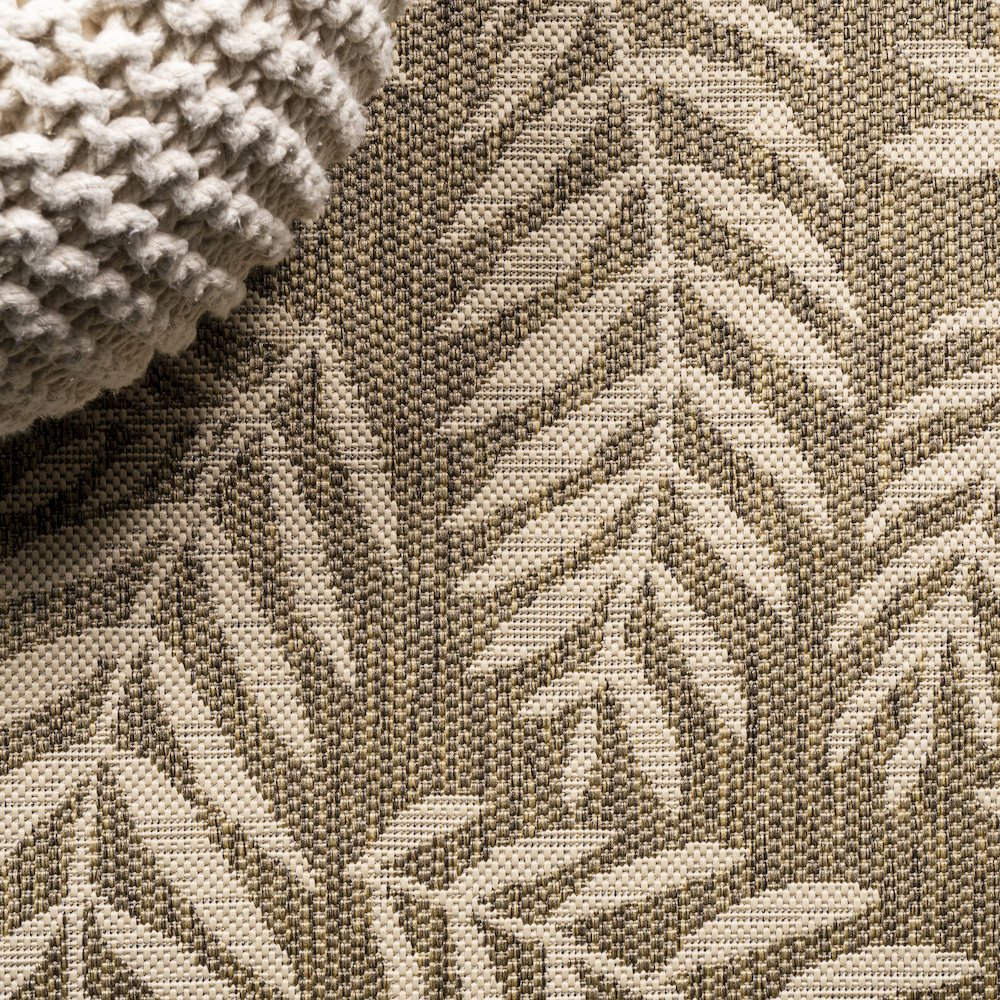 Nevis Palm Frond Indoor/Outdoor Area Rug. Picture 4
