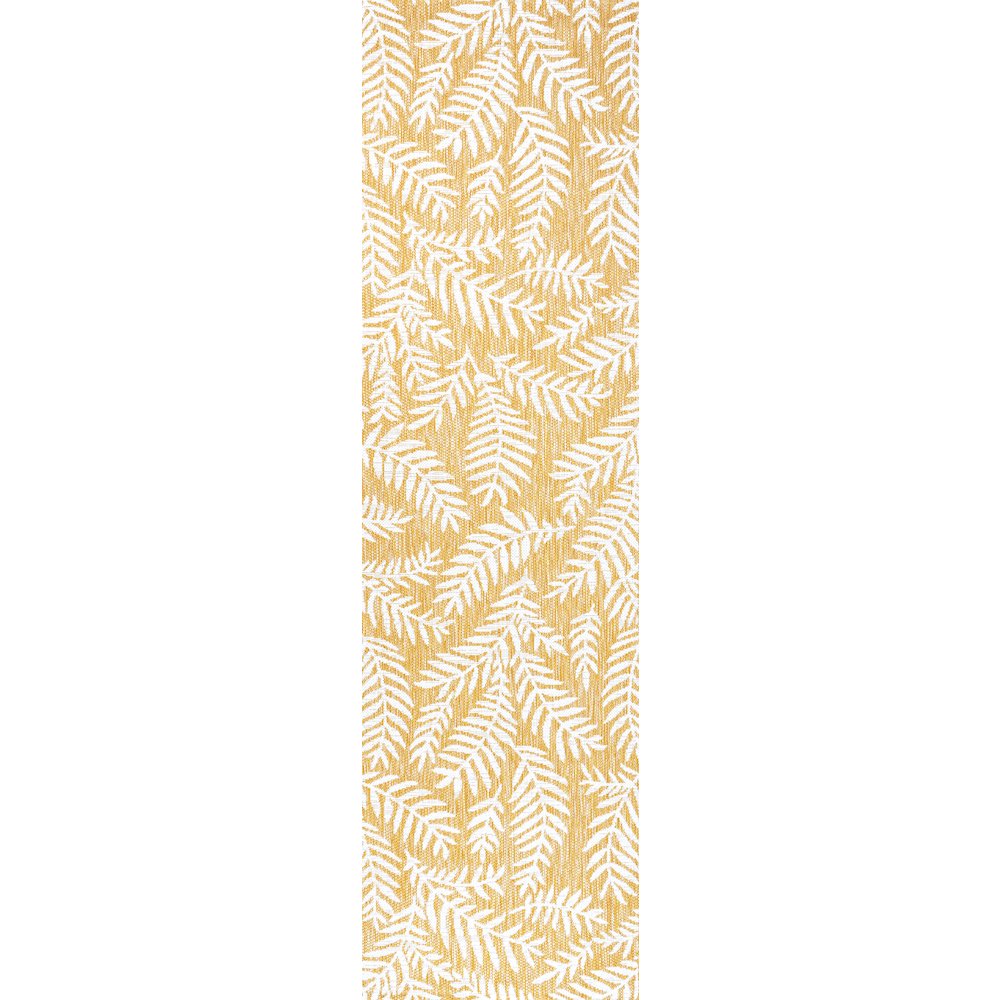 Nevis Palm Frond Indoor/Outdoor Area Rug. Picture 1