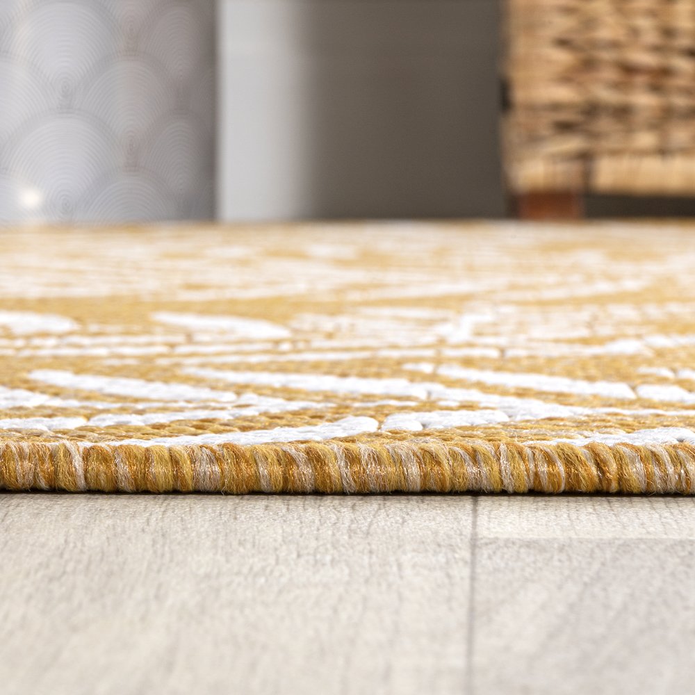 Nevis Palm Frond Indoor/Outdoor Area Rug. Picture 9