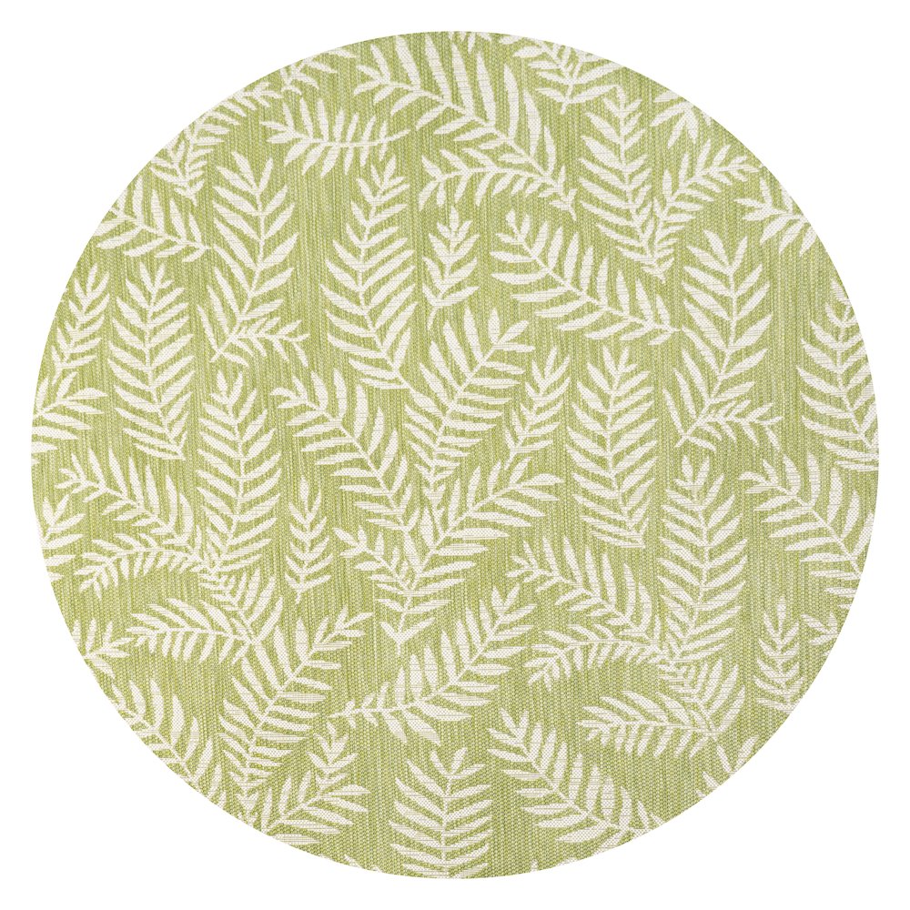 Nevis Palm Frond Indoor/Outdoor Area Rug. Picture 1