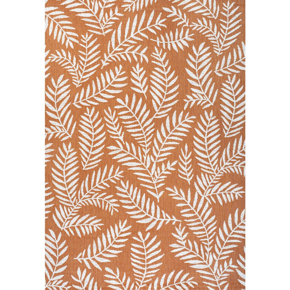 Nevis Palm Frond Indoor/Outdoor Area Rug. Picture 1