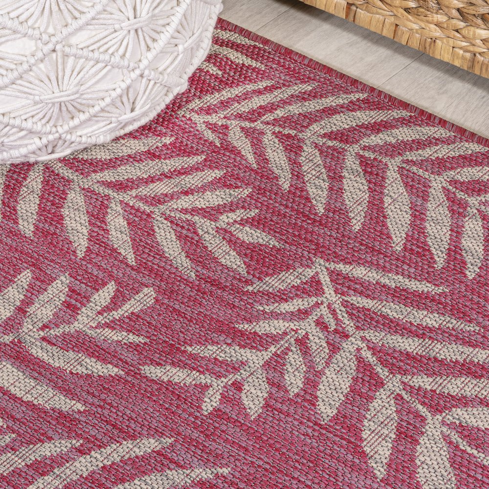 Nevis Palm Frond Indoor/Outdoor Area Rug. Picture 4