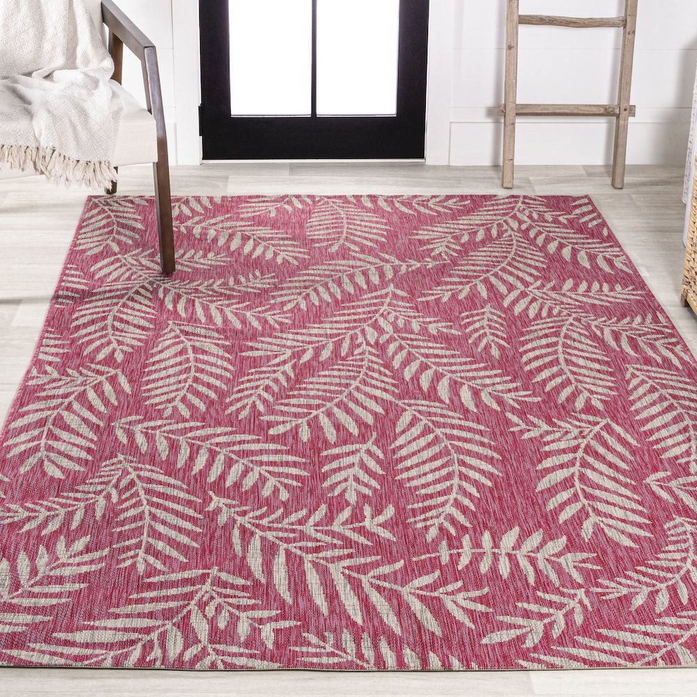 Nevis Palm Frond Indoor/Outdoor Area Rug. Picture 4