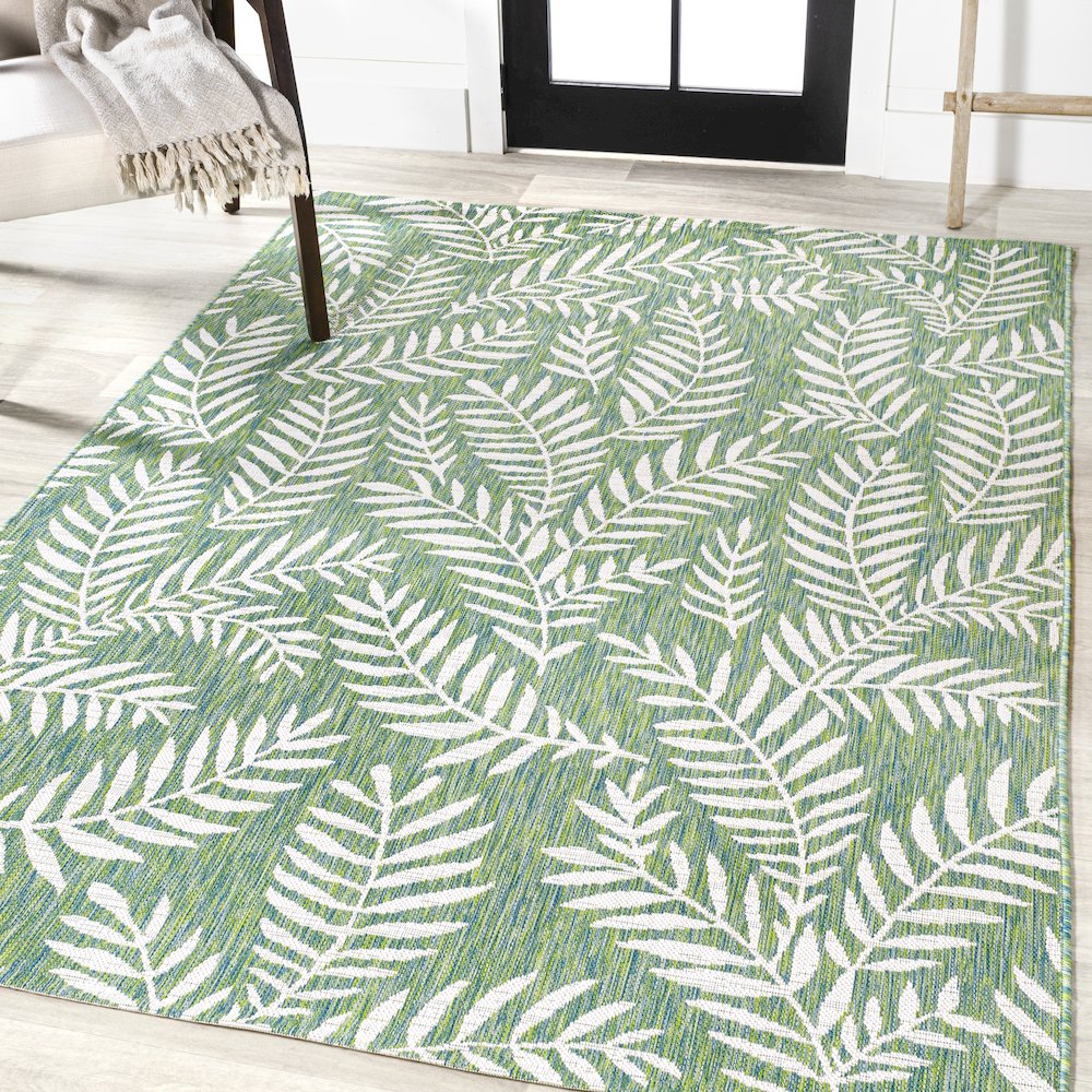 Nevis Palm Frond Indoor/Outdoor Area Rug. Picture 2