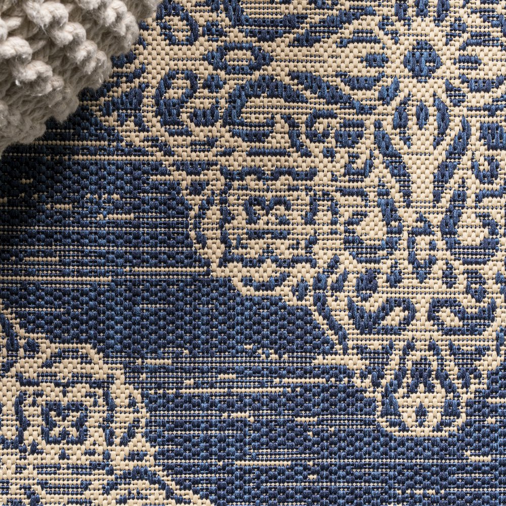 Tuscany Ornate Medallions Indoor/Outdoor Area Rug. Picture 4