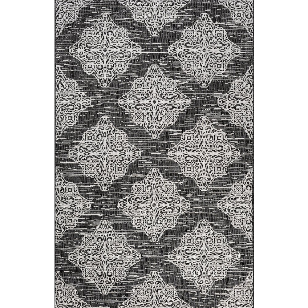 Tuscany Ornate Medallions Indoor/Outdoor Area Rug. Picture 1