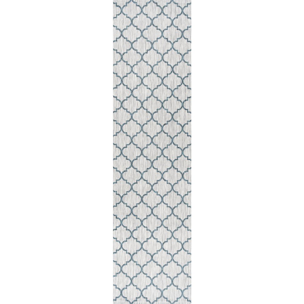 Arabesque Ogee Trellis Indoor/Outdoor Area Rug. Picture 1