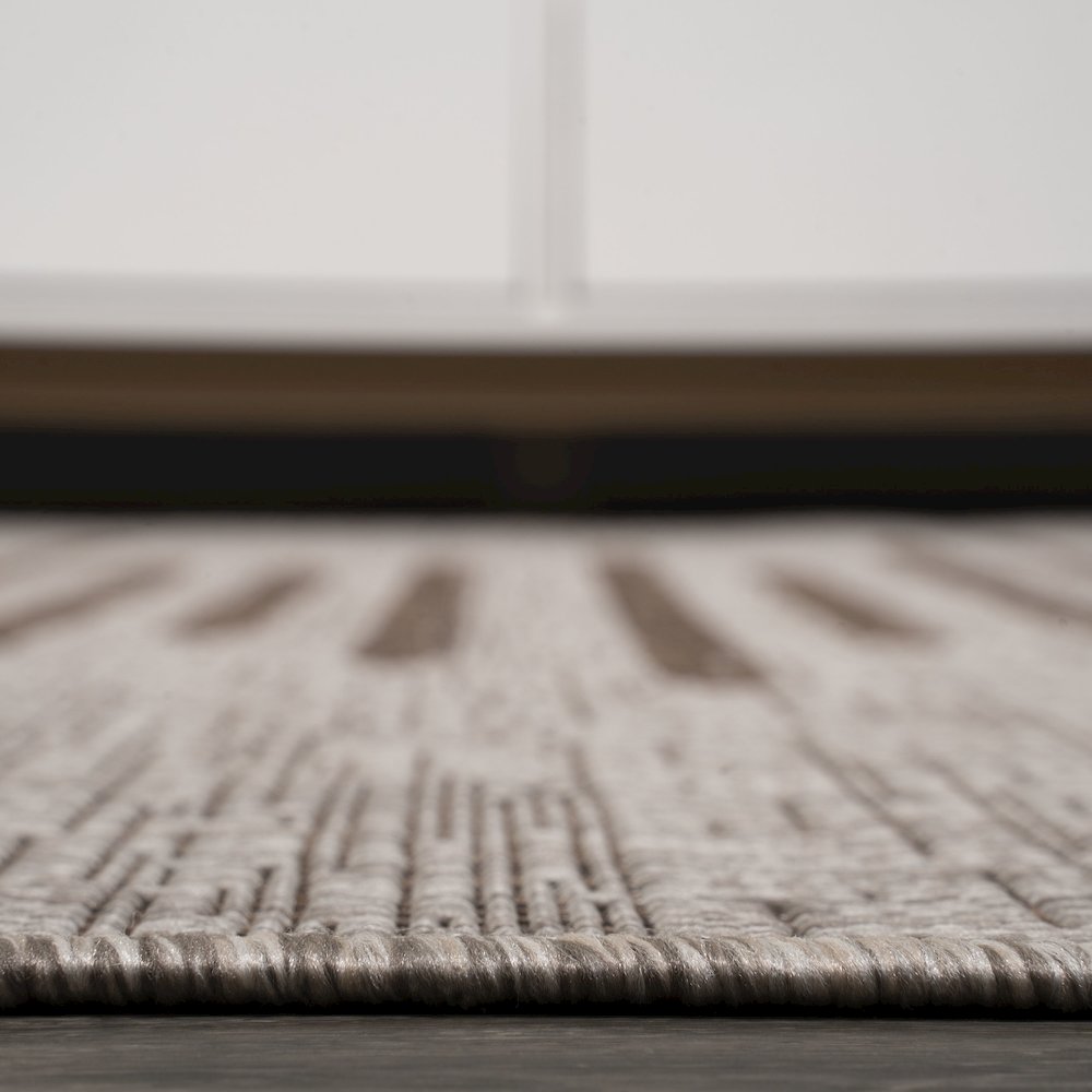 Zolak Berber Stripe Geometric Indoor/Outdoor Area Rug. Picture 11