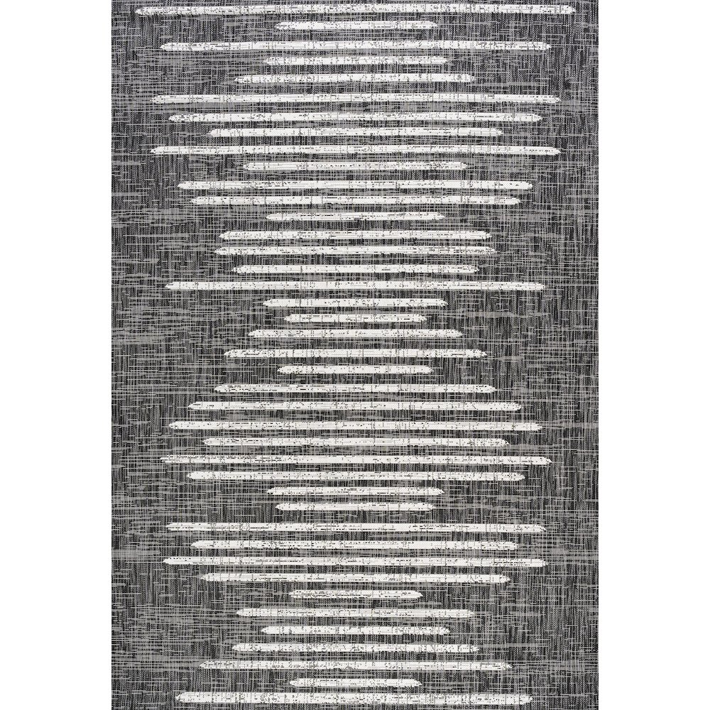 Zolak Berber Stripe Geometric Indoor/Outdoor Area Rug. Picture 1