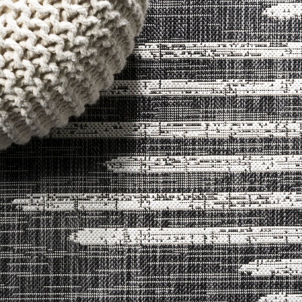 Zolak Berber Stripe Geometric Indoor/Outdoor Area Rug. Picture 4