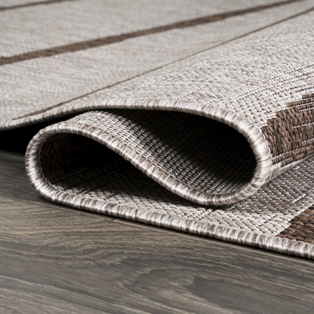 Colonia Berber Stripe Indoor/Outdoor Area Rug. Picture 8