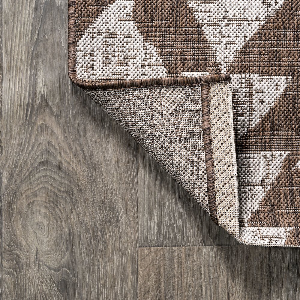 Andratx Modern Tribal Geometric Indoor/Outdoor Area Rug. Picture 3