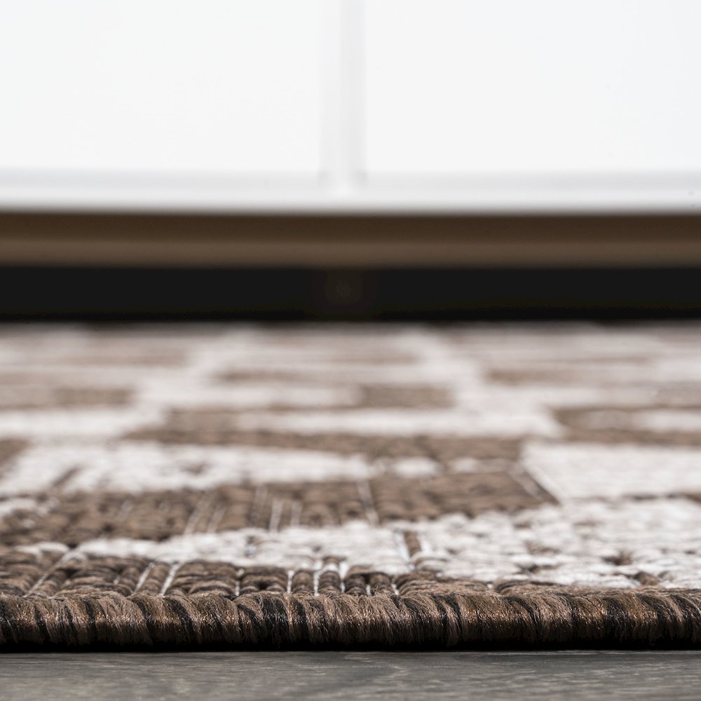 Andratx Modern Tribal Geometric Indoor/Outdoor Area Rug. Picture 11