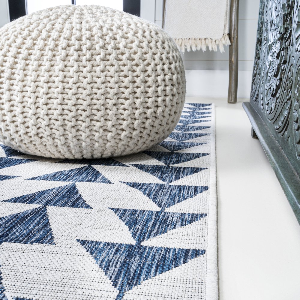 Andratx Modern Tribal Geometric Indoor/Outdoor Area Rug. Picture 7