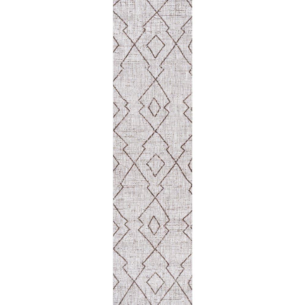 Carwa Tribal Diamond Trellis Indoor/Outdoor Area Rug. Picture 1