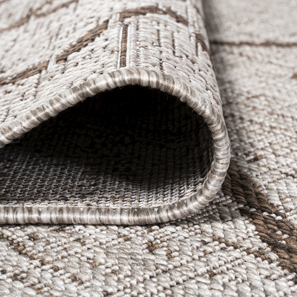 Carwa Tribal Diamond Trellis Indoor/Outdoor Area Rug. Picture 6