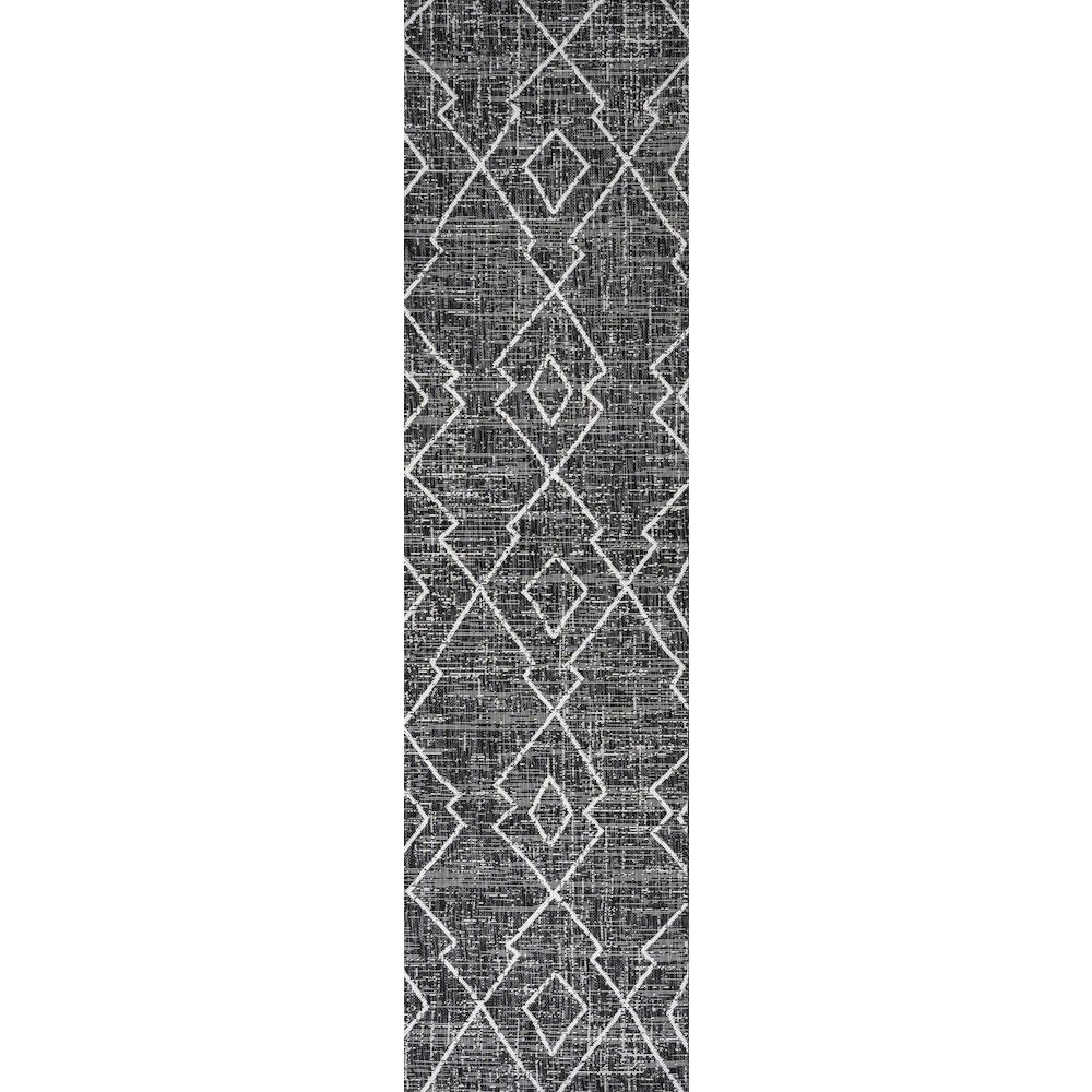 Carwa Tribal Diamond Trellis Indoor/Outdoor Area Rug. Picture 1