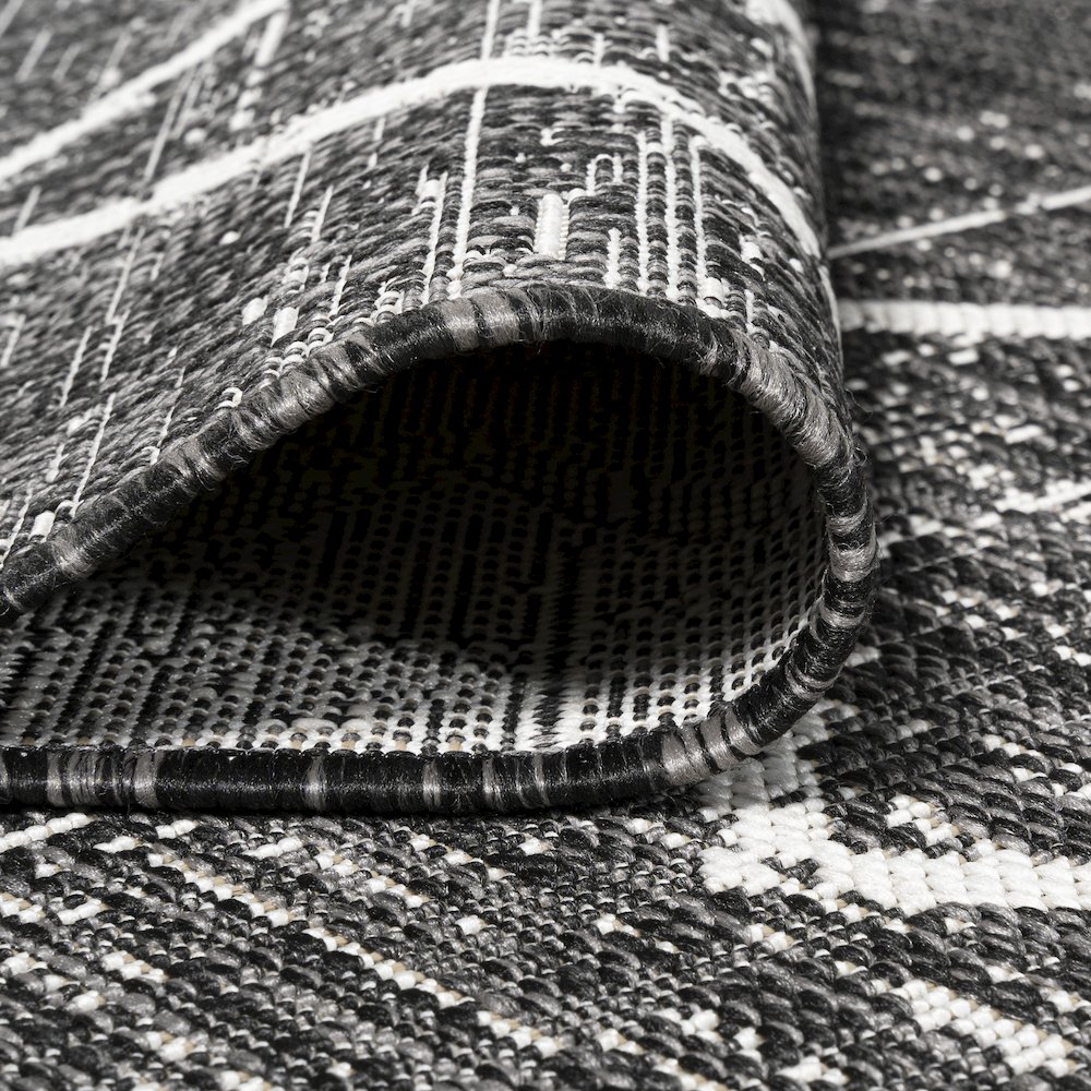 Carwa Tribal Diamond Trellis Indoor/Outdoor Area Rug. Picture 6