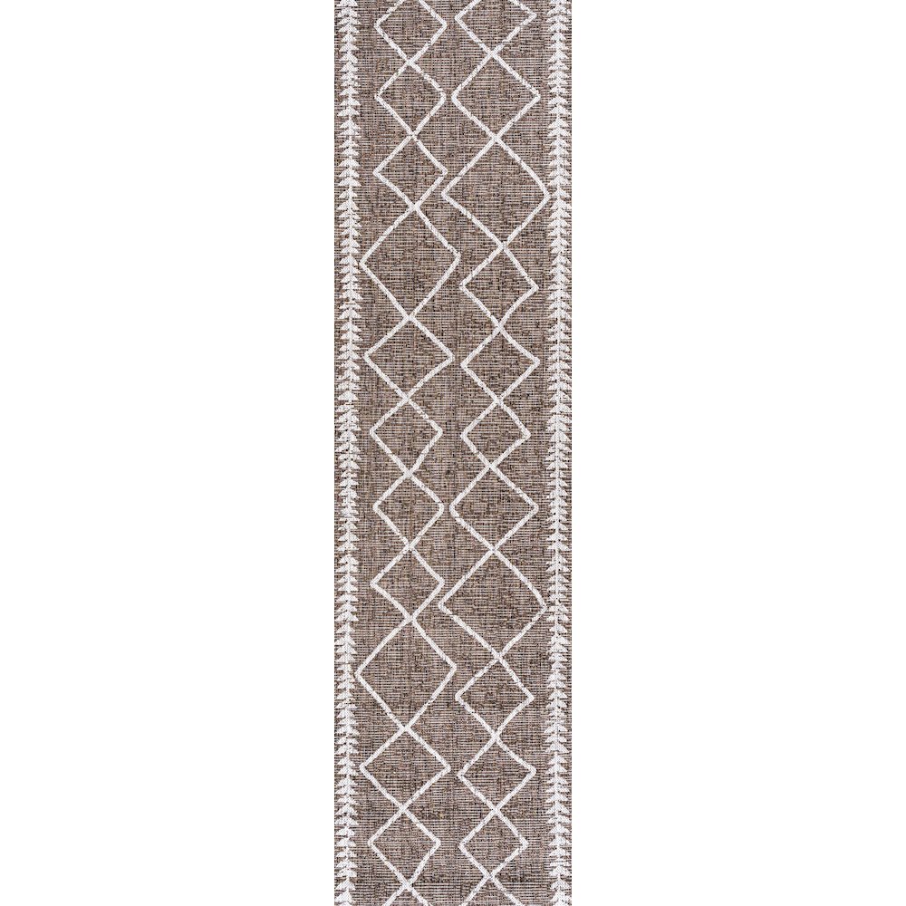 Derya Tribal Diamond Trellis Indoor/Outdoor Area Rug. Picture 1