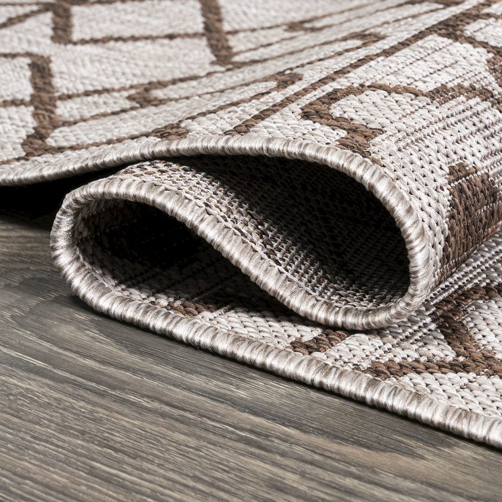 Kafel Tribal Bohemian Indoor/Outdoor Area Rug. Picture 8