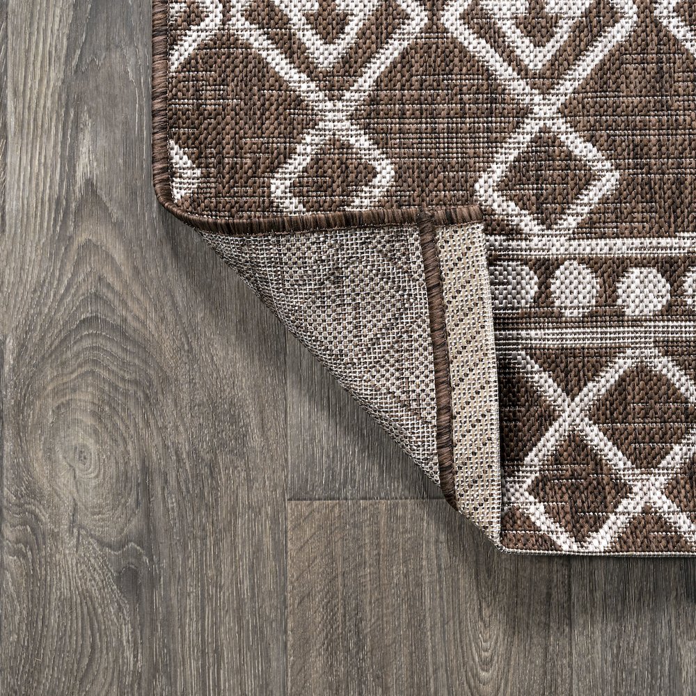 Kafel Tribal Bohemian Indoor/Outdoor Area Rug. Picture 3
