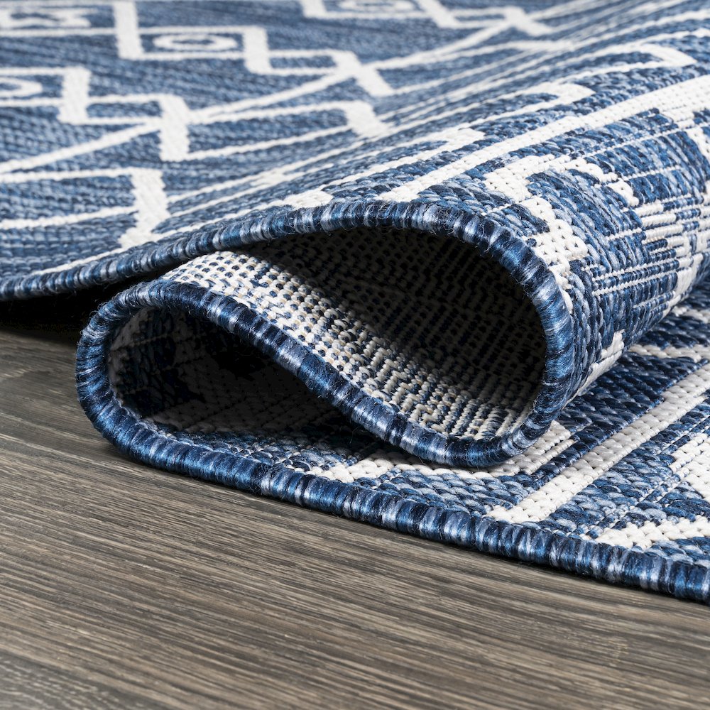 Kafel Tribal Bohemian Indoor/Outdoor Area Rug. Picture 8
