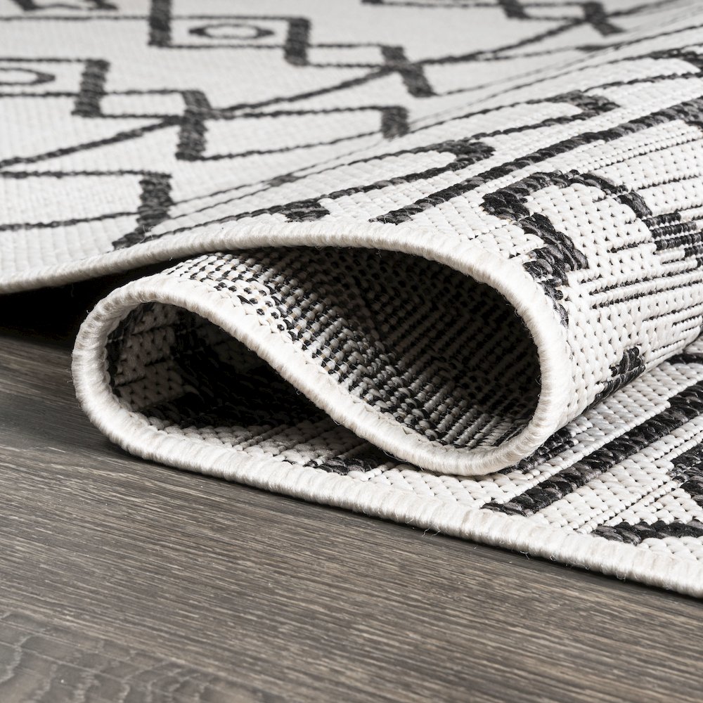 Kafel Tribal Bohemian Indoor/Outdoor Area Rug. Picture 8
