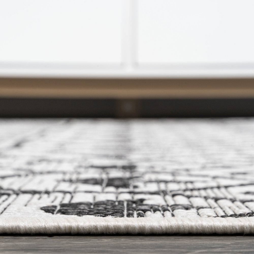 Kafel Tribal Bohemian Indoor/Outdoor Area Rug. Picture 11