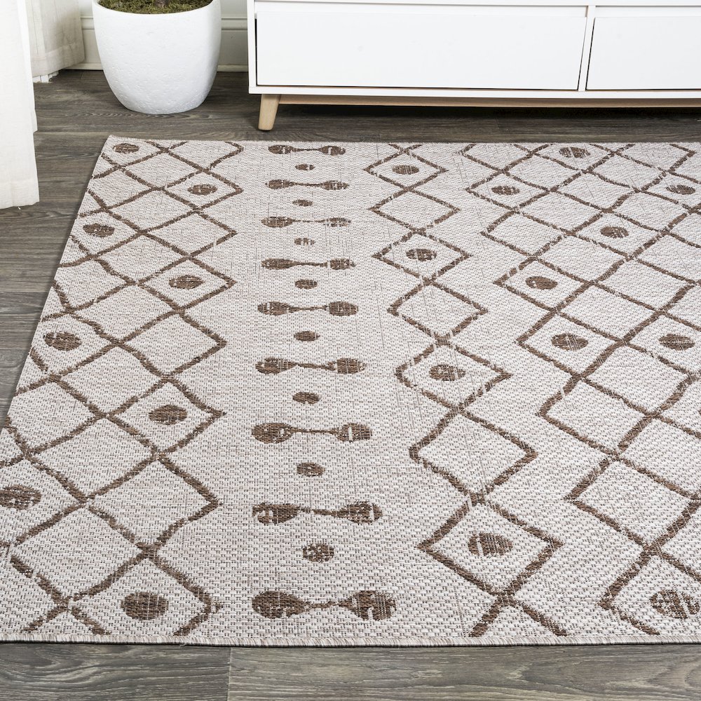 Nokat Tribal Bohemian Indoor/Outdoor Area Rug. Picture 3