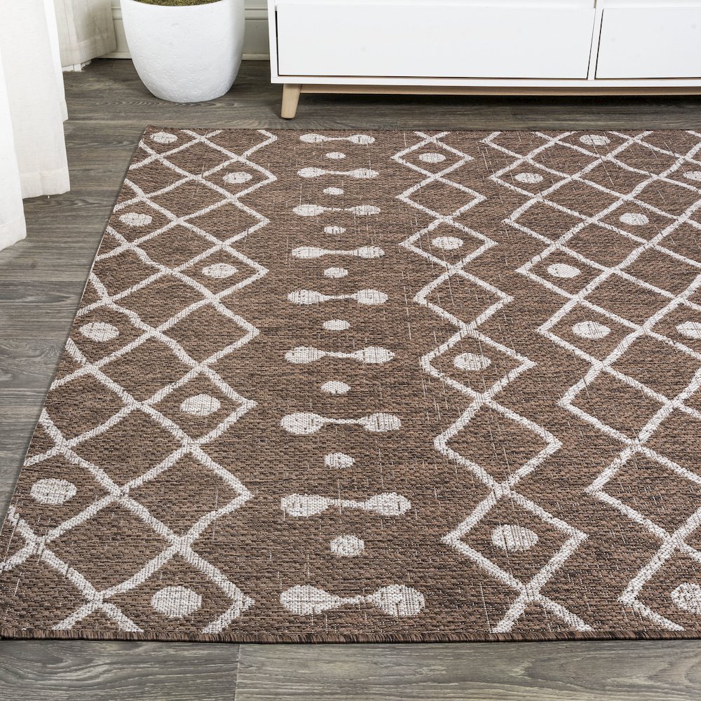 Nokat Tribal Bohemian Indoor/Outdoor Area Rug. Picture 3