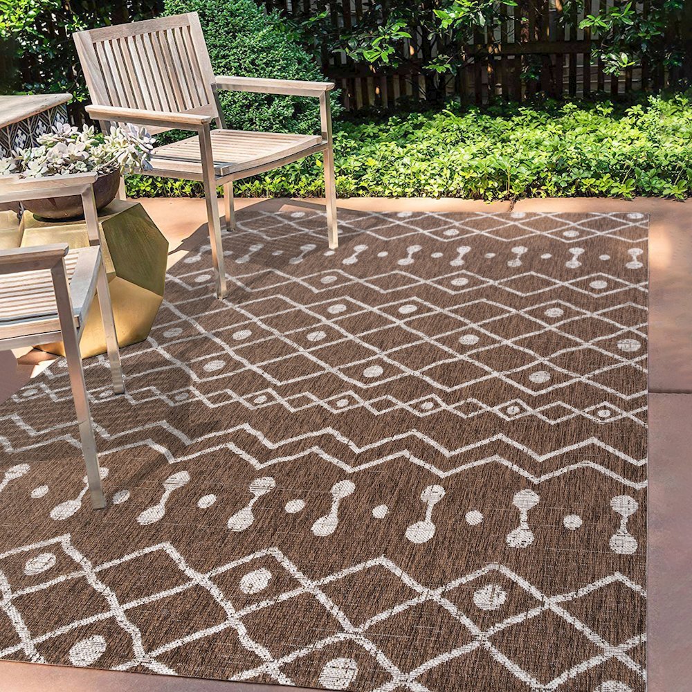 Nokat Tribal Bohemian Indoor/Outdoor Area Rug. Picture 6