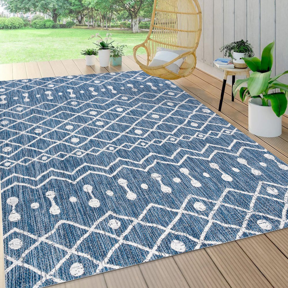 Nokat Tribal Bohemian Indoor/Outdoor Area Rug. Picture 6