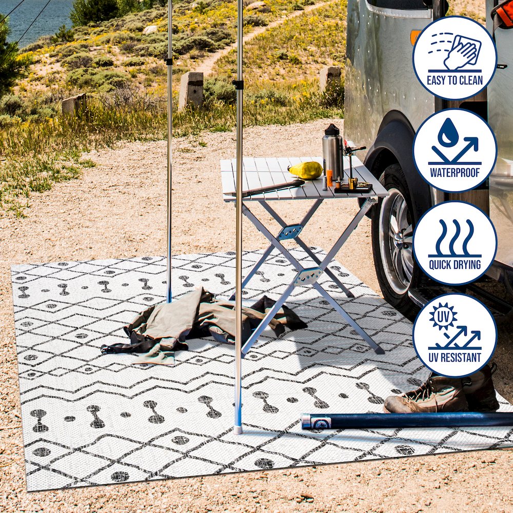 Nokat Tribal Bohemian Indoor/Outdoor Area Rug. Picture 10