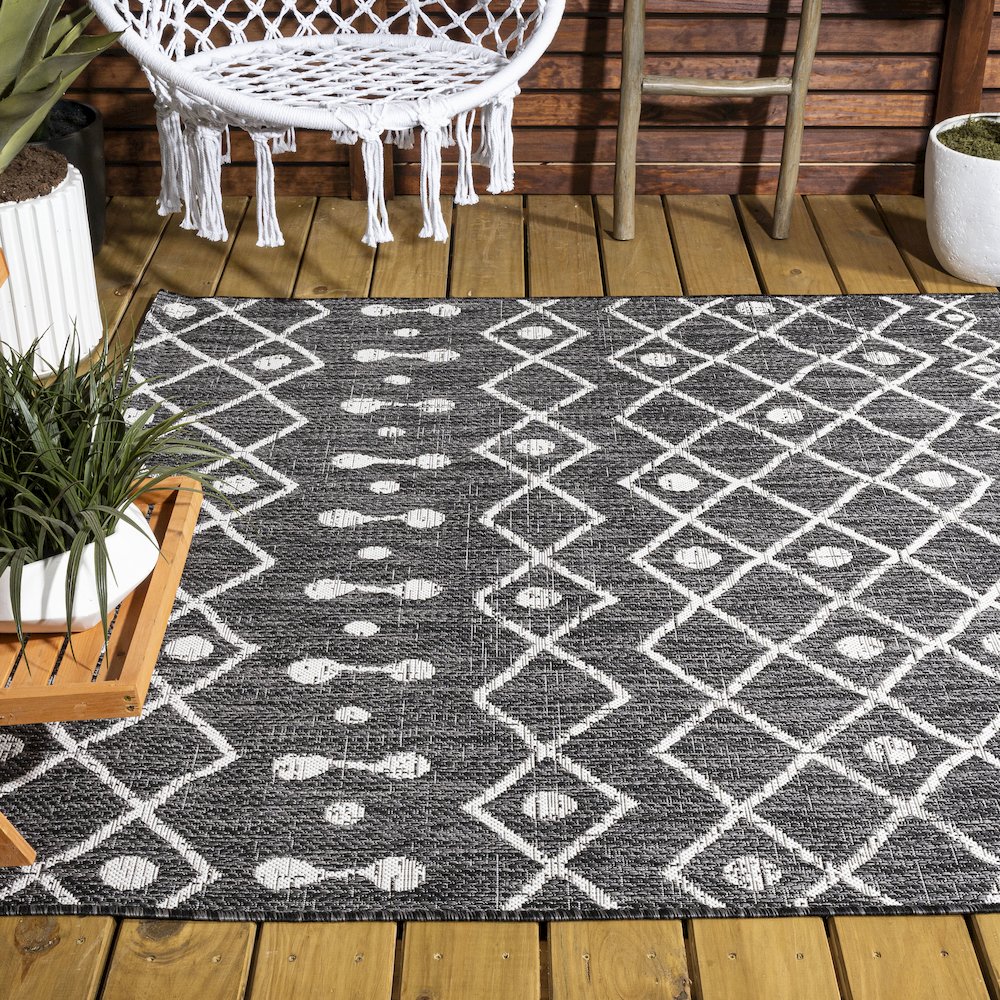 Nokat Tribal Bohemian Indoor/Outdoor Area Rug. Picture 8