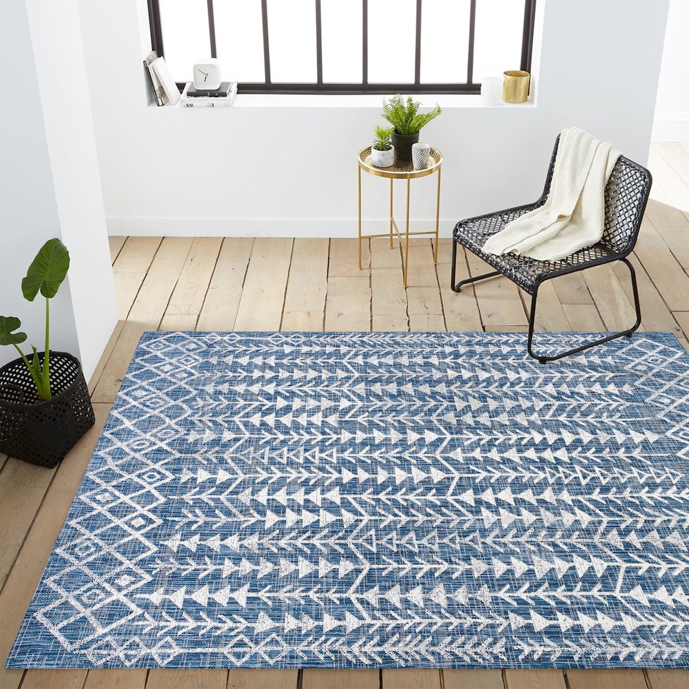 Tokay Bohemian Geometric Indoor/Outdoor Area Rug. Picture 16