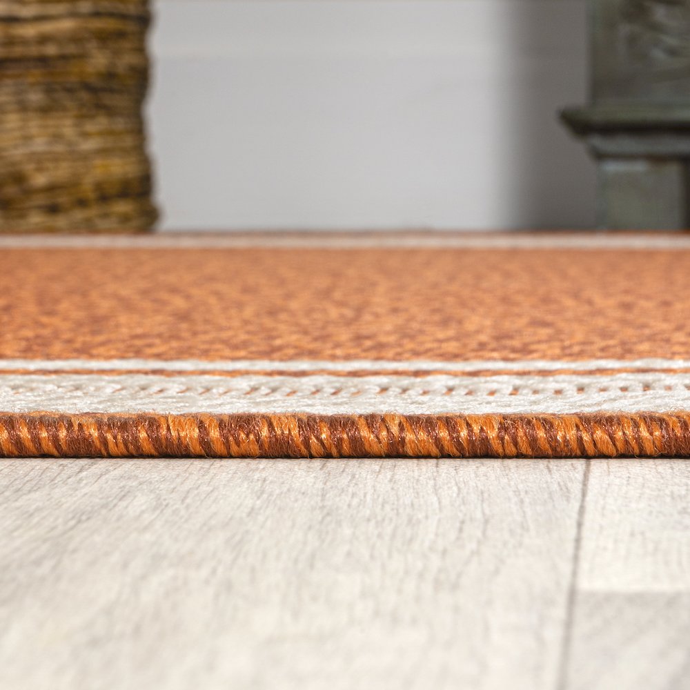 James Modern Border Stripe Indoor/Outdoor Area Rug. Picture 9