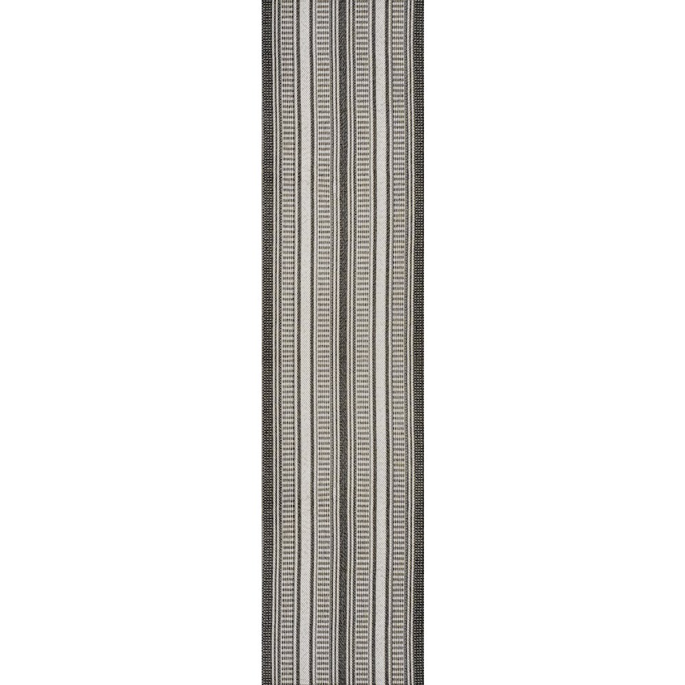 Haynes Modern Double Stripe Indoor/Outdoor Area Rug. Picture 1