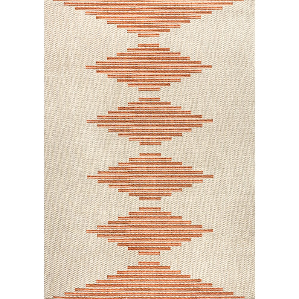Vinales Diamond Stripe Indoor/Outdoor Area Rug. Picture 1