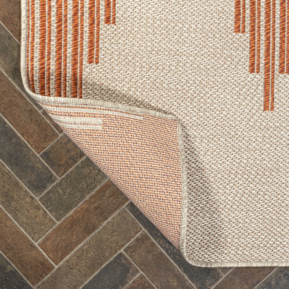 Vinales Diamond Stripe Indoor/Outdoor Area Rug. Picture 3