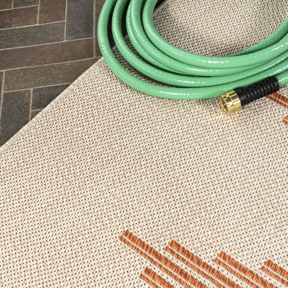 Vinales Diamond Stripe Indoor/Outdoor Area Rug. Picture 4