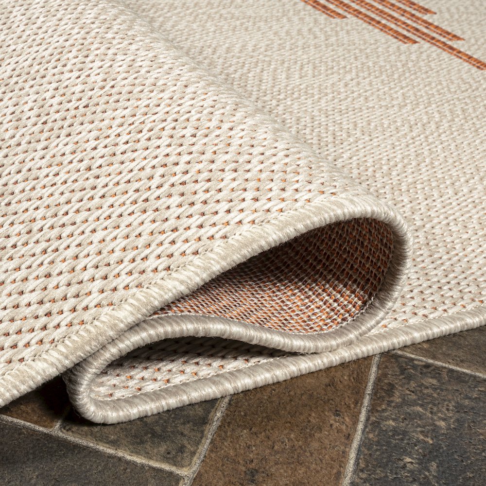 Vinales Diamond Stripe Indoor/Outdoor Area Rug. Picture 6