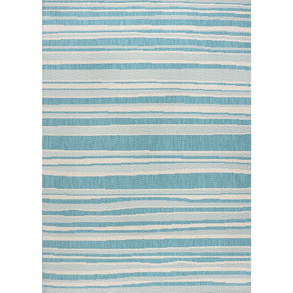 Castara Wavy Stripe Modern Indoor/Outdoor Area Rug. Picture 1