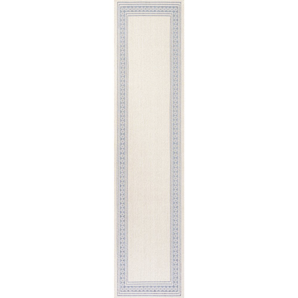 Lucia Classic Diamond Border Indoor/Outdoor Area Rug. Picture 1