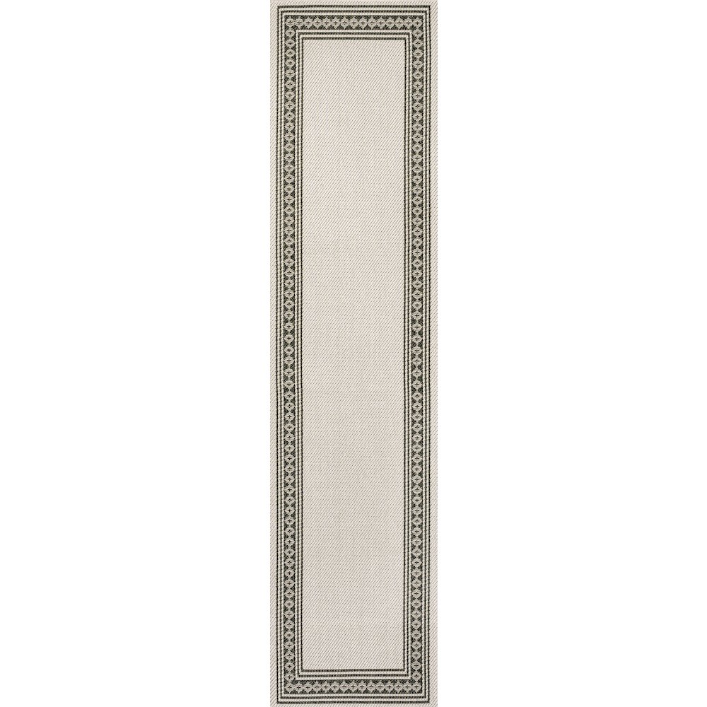 Lucia Classic Diamond Border Indoor/Outdoor Area Rug. Picture 1