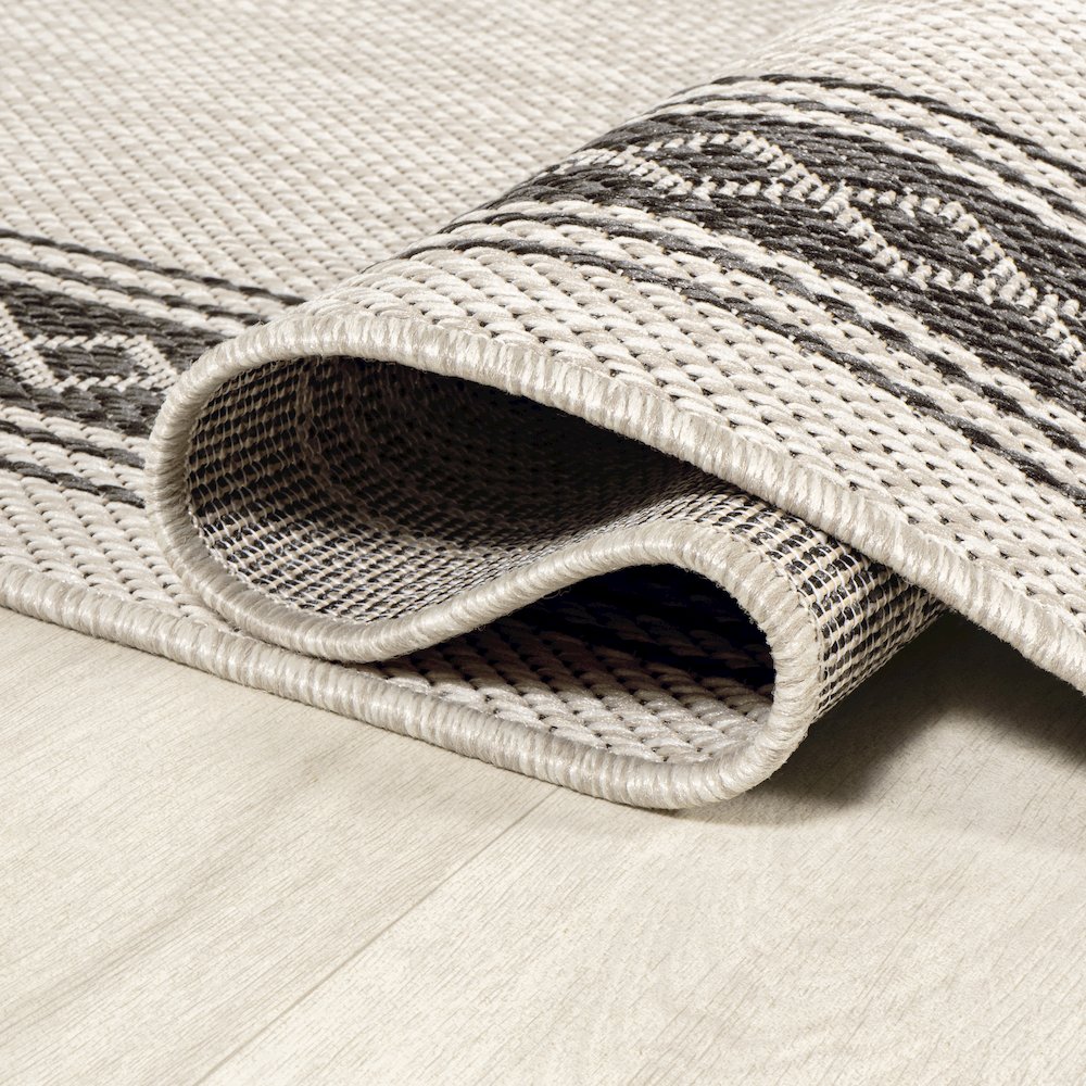 Lucia Classic Diamond Border Indoor/Outdoor Area Rug. Picture 6