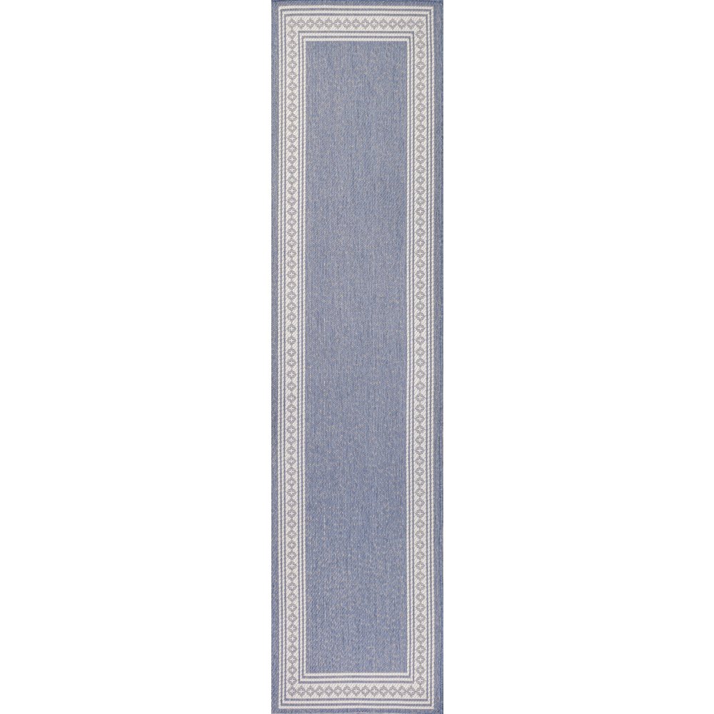 Lucia Classic Diamond Border Indoor/Outdoor Area Rug. Picture 1