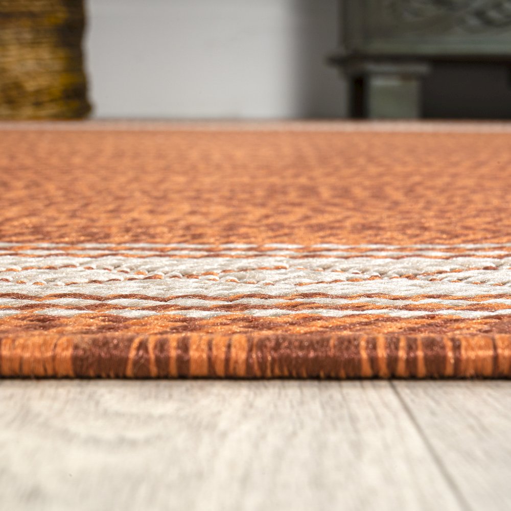 Lucia Classic Diamond Border Indoor/Outdoor Area Rug. Picture 9